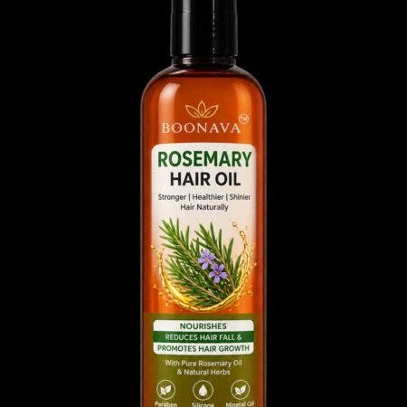 Boonava Rosemary Hair Oil with Pure Rosemary Oil & Natural Herbs – 200ml